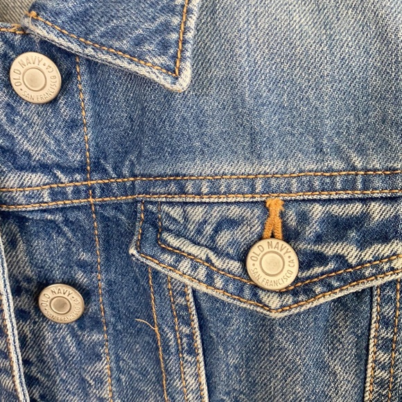 BABE distressed denim jacket Size 8 - Picture 3 of 4